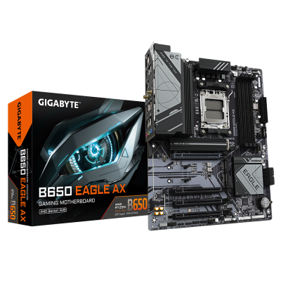 Tarjeta Madre Gigabyte B650 EAGLE AX, ATX, Socket AM5, AMD B650, 192GB DDR5, HDMI/DP para AMD