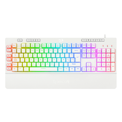 K512WRGB-SP SHIVA WHITE TECLADO REDRAGON MEMBRANA 100% ESPAÑOL