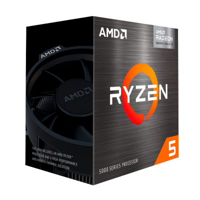 Procesador AMD Ryzen 5 5600G con AMD Radeon Graphics, Socket AM4, 4.40GHz, 6 Núcleos, 16MB Caché - Incluye Disipador