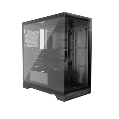 Gabinete XPG INVADER X, Midi-Tower, ATX/Micro-ATX/Mini-ITX, USB 3.0, sin Fuente, 5 Ventiladores Instalados, Negro