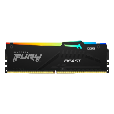 Memoria RAM Kingston FURY Beast RGB DDR5, 5600MHz, 16GB, CL40, XMP