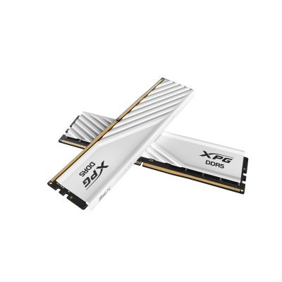 Memoria RAM Adata Lancer Blade RGB DDR5, 6000MHz, 16GB, CL48, XMP/EXPO, Blanco