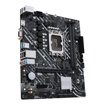 Tarjeta Madre ASUS Micro-ATX H610M-K D4, S-1700, Intel H610, HDMI, 64GB DDR4 para Intel ? Requiere Actualización de BIOS para Procesadores Intel 13va. Generación