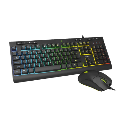 Kit de Teclado y Mouse Acteck Creator Aurean Pro MK477G, Alámbrico, USB, Negro