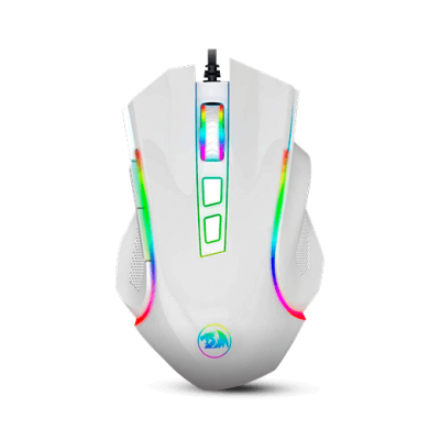 M607W GRIFFIN WHITE MOUSE REDRAGON RGB 7200 DPI