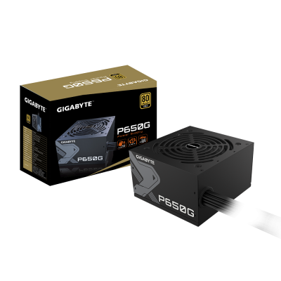 Fuente de Poder Gigabyte P650G 80 PLUS Gold, 20+4 pin ATX, 120mm, 650W
