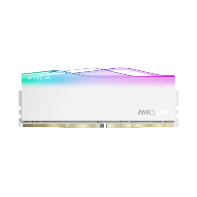 Memoria RAM Hiksemi Wave DDR4, 3600MHz, 8GB, Non-ECC, CL18, Blanco